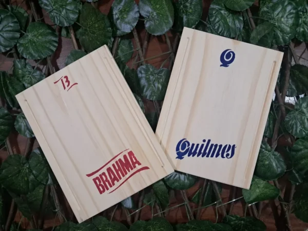 Tabla de asado 20cm x 25cm con logo y caladura - 2 Tabla de asado 20cm x 25cm con logo y caladura - 2